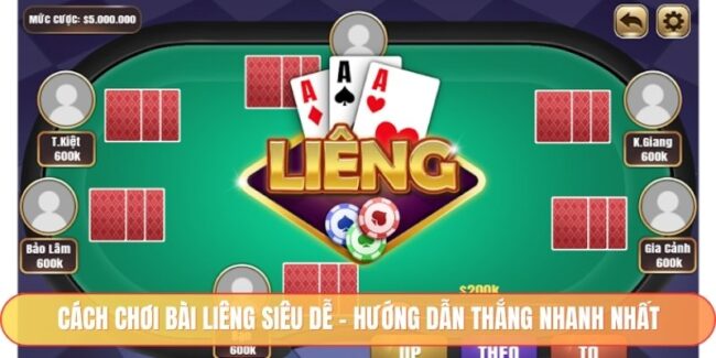 cách chơi bài liêng