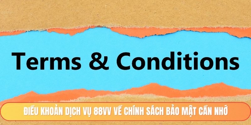 Điều khoản dịch vụ 88vv về chính sách bảo mật cần nhớ